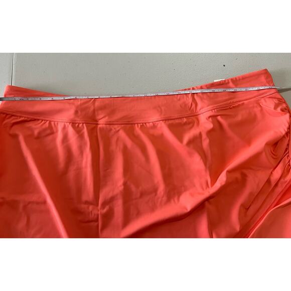 Ambernoon II By Dr. Erum Ilyas UPF 50 Wrap Swim Skirt CORAL NWT PLUS SIZE 30W - Picture 5 of 8